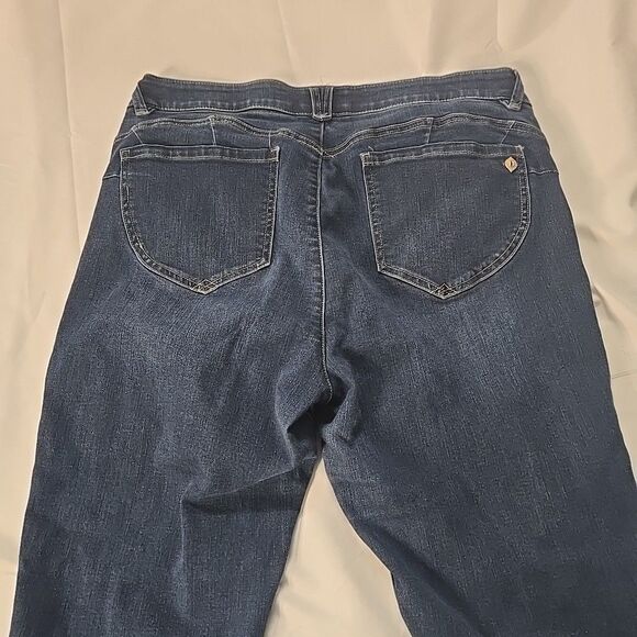 Democracy Ab Solution Comfort Stretch Jeans Womens 16 Blue Casual Streetwear - Picture 8 of 9